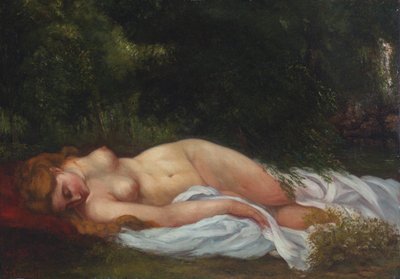 Desnudo acostado de Gustave Courbet